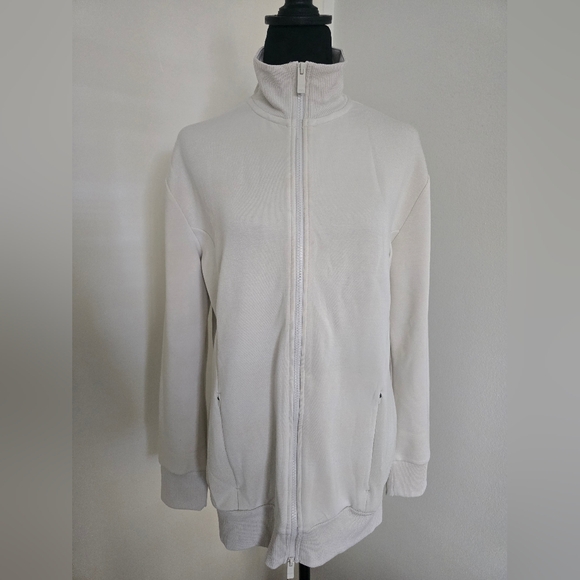 NWT VSX By Victoria's Secret Cream Full-Zip Women's Jacket - Picture 2 of 8